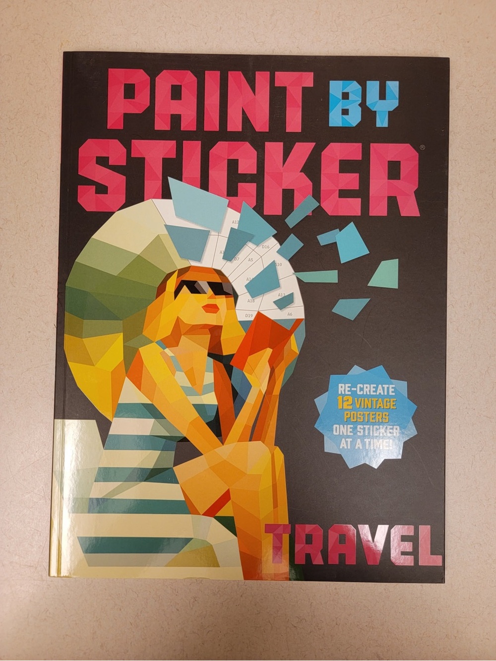 Paint By Sticker Travel - Colorful Travel Poster Sticker Activity Book